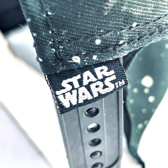 Star Wars Lucas Films Galaxy Print Snapback Logo Embroidery Hat Cap - Picture 4 of 6